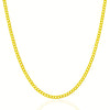 2.4mm 10k Yellow Gold Curb Chain